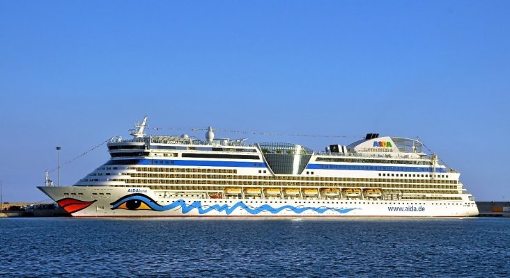 300 pasajeros afectados por gastroenteritis en crucero de AIDA|Foto: Alberto Vera vía El Mundo