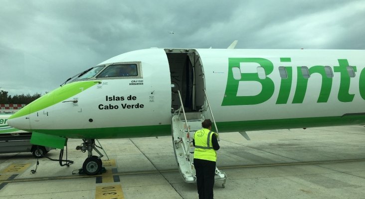 Vuelo de Binter Canarias operado por Air Nostrum