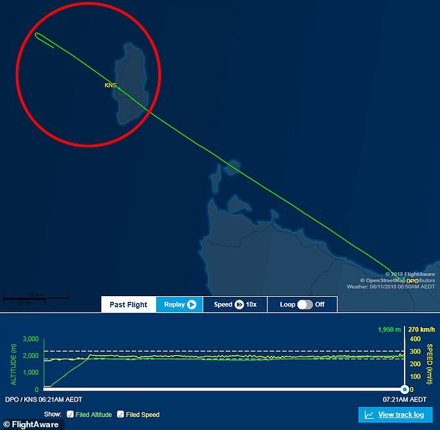 6640756 6428679 A pilot missed his landing by almost 50km after allegedly fallin a 15 1543219322727