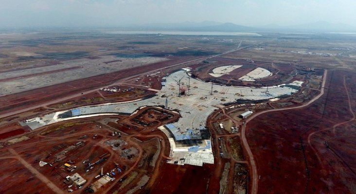 Continúan las obras del nuevo aeropuerto de México “hasta nueva evaluación”|Foto: grupoenconcreto.com