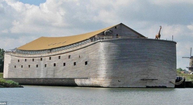 La réplica a tamaño real del Arca de Noé podría navegar hasta Israel|Foto: Ark of Noah vía Daily Mail