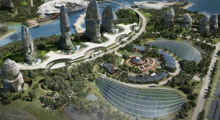 Un nuevo megaproyecto al estilo Eurovegas acecha a Extremadura|Foto: Maqueta de Elysium City vía Cinco Días