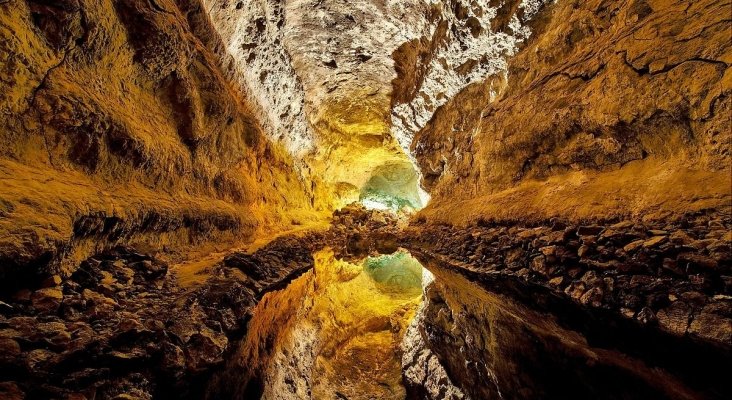 Cueva de los Verdes, Lanzarote, Islas Canarias|Foto: Lviatour (CC BY-SA 3.0)