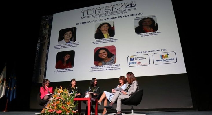 Liderazgo de la mujer en el turismo: Lenka Vikova, María Victoria López, Elena Toledo, Patricia Valenzuela y Mercedes Tejero