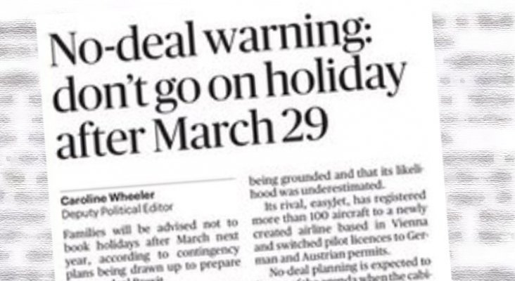 Filtración del Sunday Times deja en 'shock' a la industria de viajes británica
