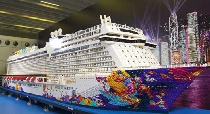 Construyen el crucero de Lego más grande del mundo | Foto: ABC