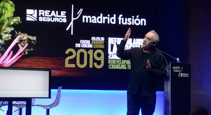 Ferrán Adrià durante su intervención en Madrid Fusión