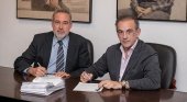 Luis Riu, CEO de RIU Hotels & Resorts; y Javier Basagoiti, socio presidente de Corpfin Capital Real Estate
