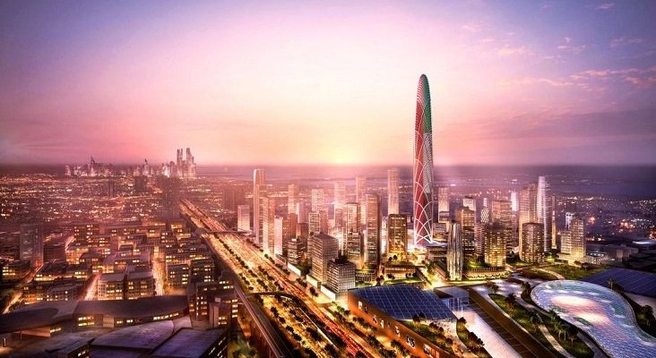 Burj Jumeira, la torre de 550 metros que construirá Dubái | Foto: CNN vía Dubai Holding