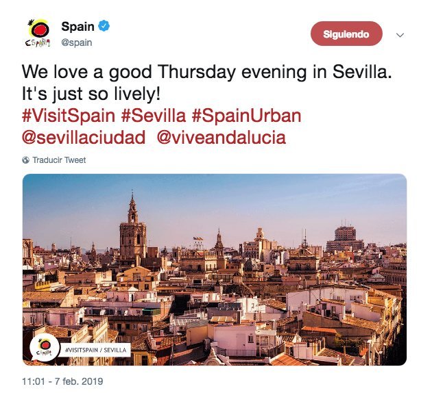 La cuenta oficial de Turismo de España desata las burlas en las redes sociales