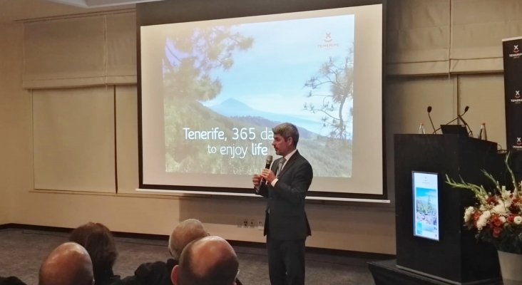 Alberto Bernabé, consejero de Turismo de Tenerife: "Más de 10.000 turistas israelíes visitaron Tenerife de marzo a diciembre de 2018",