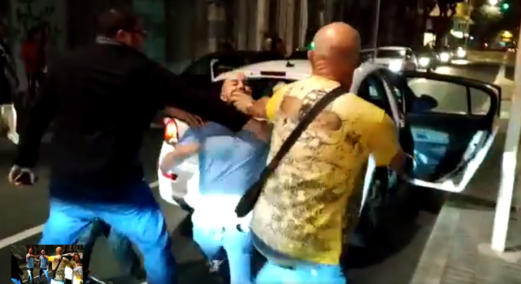 Condenan al taxista y cliente cuya pelea se volvió viral en las redes