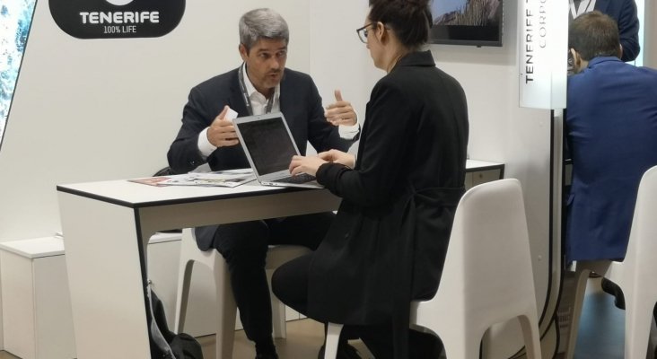 Alberto Bernabé, vicepresidente del Cabildo de Tenerife y consejero de Turismo; entrevistado por el medio alemán FVW