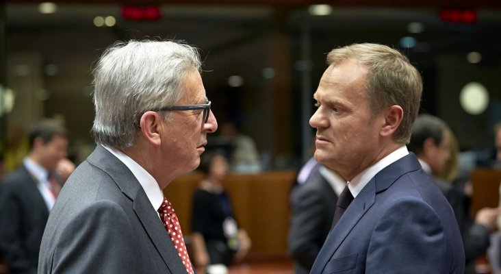 Jean Claude Juncker y Donald Tusk