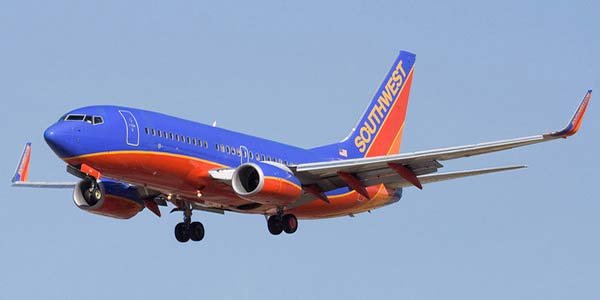 Southwest Airlines aterriza para ayudar a una pasajera