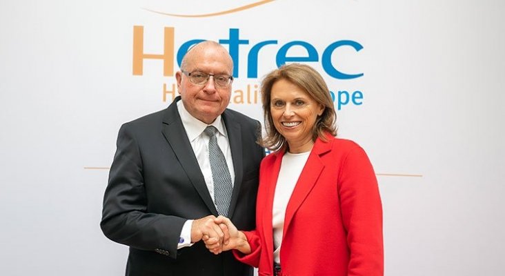 Jens Zimmer Christensen, presidente y Susanne Kraus-Winkler expresidenta de HOTREC