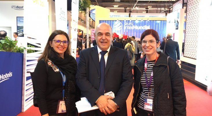 José María Mañaricua, Presidente de la FEHT, y Carmen García Manzano, Gerente de La Asociacion Gran Canaria Spa, Wellness & Health