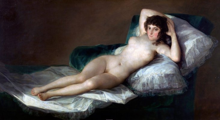 ZaragozaMuseo Goya Maja Desnuda crédito Wikimedia Commons