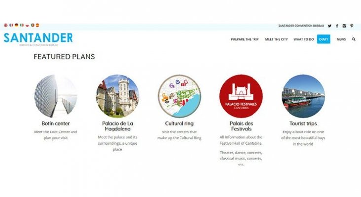 Graves fallos de traducción en la web de turismo del ayuntamiento de Santander