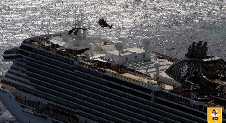 El Ejército del Aire rescata a embarazada a bordo de un crucero en Canarias|Foto: Ejército del Aire