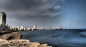 Vista panorámica del paseo marítimo de la Habana