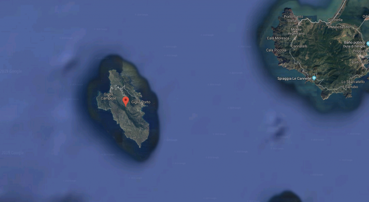 El Costa Concordia aún sigue varado en Google Maps