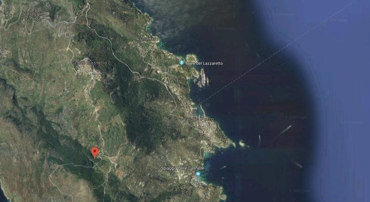 El Costa Concordia aún sigue varado en Google Maps