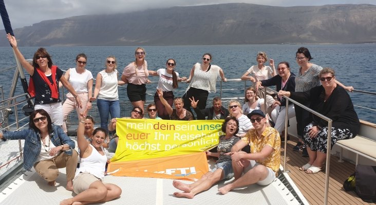 18 agentes de rtk recorren Lanzarote en un Fam Trip