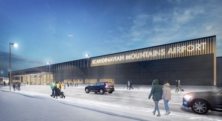 El nuevo aeropuerto de Suecia, un gancho para el turismo de esquí| Foto: scandinavianmountains.se