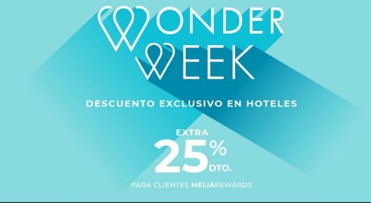 Meliá impulsa las ventas a través de su plataforma con la ‘Wonder Week’