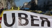 Protesta contra Uber