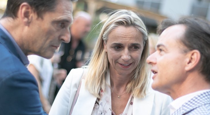 Peter Fankhauser (Thomas Cook), María Frontera (FEHM) y Hans Müller (Thomas Cook) | Foto: Paolo Sapio