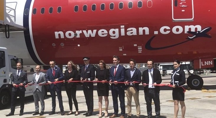 Norwegian lanza su quinta ruta entre Estados Unidos y Barcelona