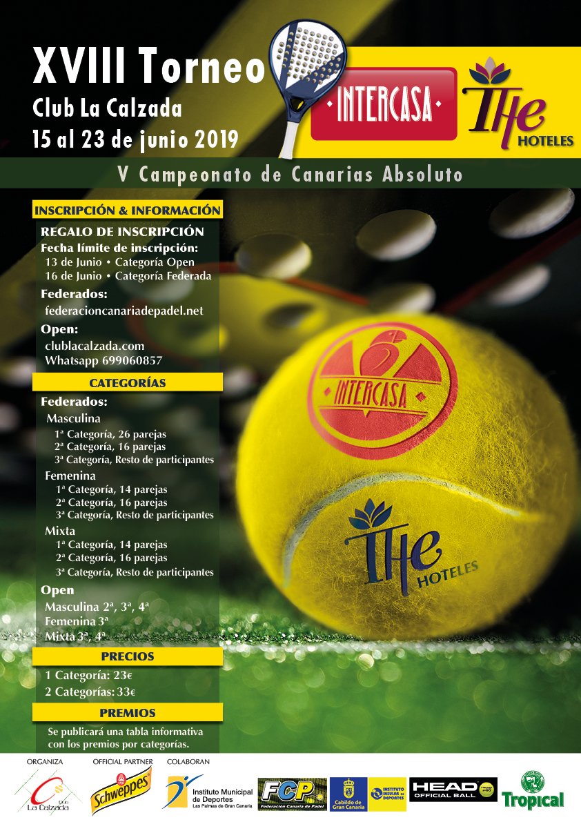 Torneo Padel la Calzada 19 Torneo Padel la Calzada 19