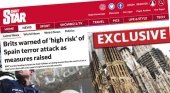 Medios británicos insinúan que hay “alto riesgo” de ataque terrorista en España