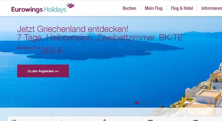 Las 8.900 agencias de QTA podrán vender paquetes de Eurowings Holidays