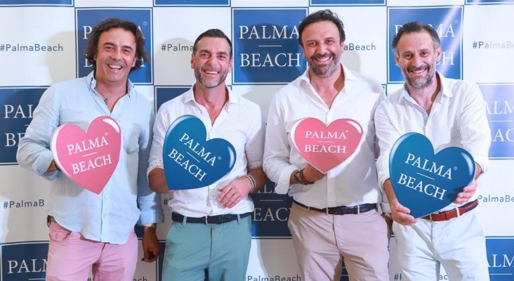 Mika Ferrer, CMO de Palma Beach; Pedro Marín, COO; Juan Miguel Ferrer, CEO; y Toni Martorell, comunicación