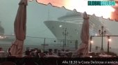 Crucero al borde de la tragedia en Venecia