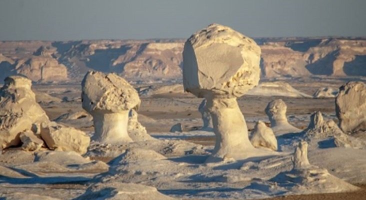 Viajar a la luna sin salir de la Tierra, es posible | Foto: Desierto Blanco de Egipto