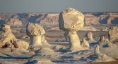 Viajar a la luna sin salir de la Tierra, es posible | Foto: Desierto Blanco de Egipto