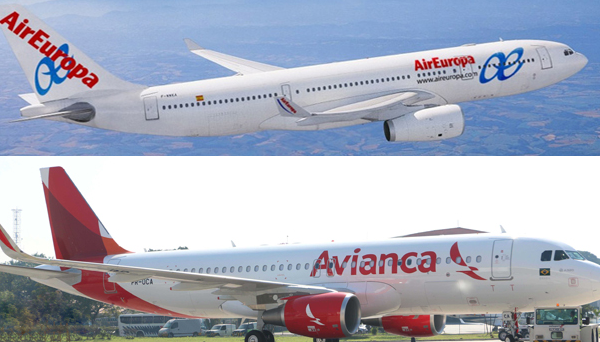 Air Europa amplía su acuerdo de código compartido con Avianca Brasil