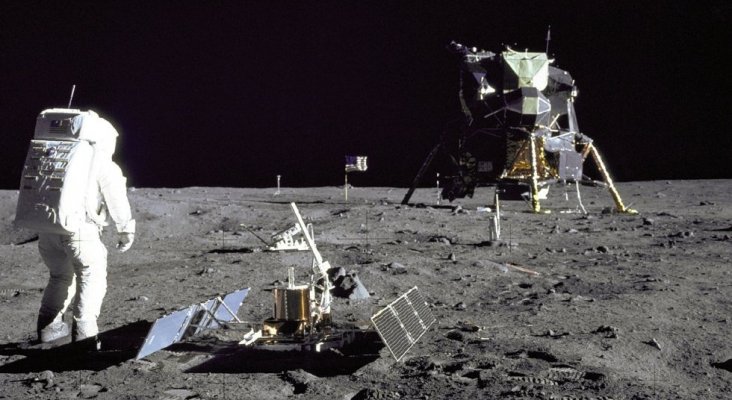 La huella turística del Apolo XI | Foto: LA NASA