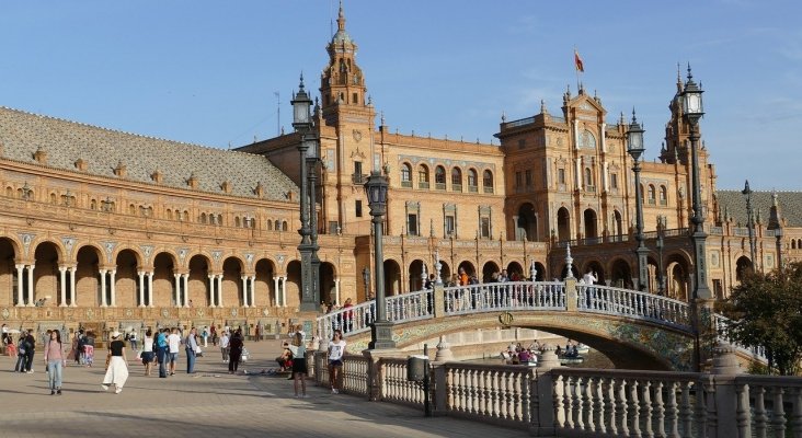 Plaza de España, en Sevilla