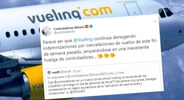 Vueling "inventa" una huelga de controladores aéreos para no indemnizar a un pasajero