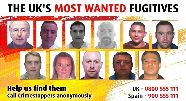 Piden a los británicos que localicen a 11 fugitivos durante sus vacaciones | Foto: NCA