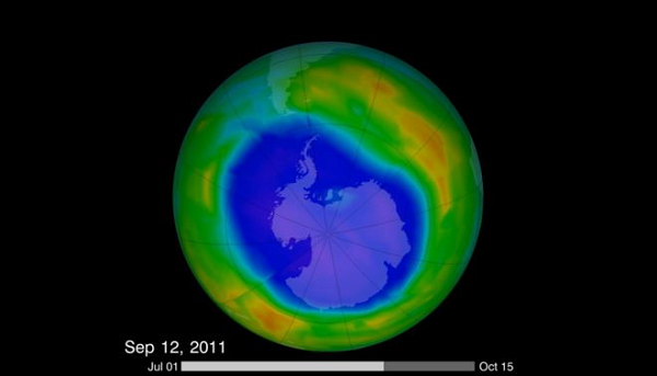 El agujero de la capa de ozono se recupera por primera vez
