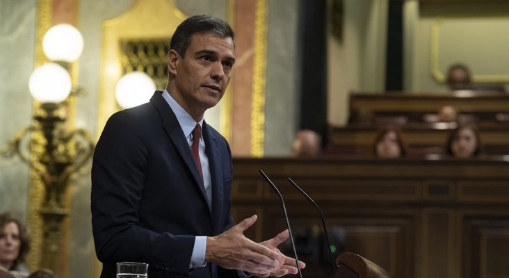 Pedro Sánchez durante la sesión de investidura | Foto: La Moncloa - Gobierno de España (CC BY-NC-ND 2.0)​