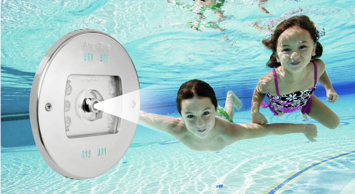 Cámaras y sensores en la piscina | Foto: http://www.techieproducts.com