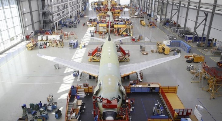 Airbus paraliza toda su producción en España y Francia