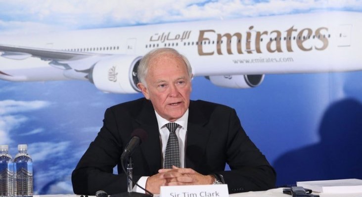 Tim Clark, presidente de Emirates